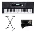 Kit Teclado Kurzweil KP100 Com Suporte e Microfone Regent