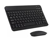 Kit Teclado Mini + Mouse Pad Portátil Bluetooth Wireless Compacto Compativel Celular Tablet Notebook PC Recarregável Usb
