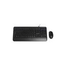 Kit Teclado/Mouse Com Fio Usb Kt-100Bk Preto C3Tech