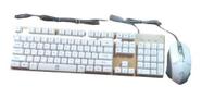 Kit Teclado Mouse Gamer Led Usb 2400 Dpi Jogos Luminoso Rgb FZF-K3621