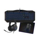 KIT Teclado + Mouse + Mouse Pad + Fone de Ouvido TPC-067AZ Hoopson