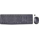 Kit Teclado Mouse Sem Fio Logitech MK235 Preto