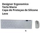 Kit Teclado + Mouse Sem Fio Wi Fi ABNT2 Notebook Desktop Pc De Mesa Kit Teclado + Mouse Sem Fio Wi Fi ABNT2 Notebook Desktop Pc De Mesa