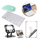 Kit Teclado, Mouse, Suporte Pra Tablet + Capa