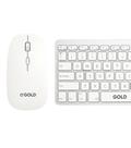 Kit Teclado Mouse Wireless Preto Para Notebook Windows Android e IOS Branco Kit Teclado Mouse Wireless Preto Para Notebook Windows Android e IOS Branco