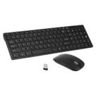 Kit Teclado Mouse Wireless Sem Fio Silencioso Ergonômico Com Capa Silicone