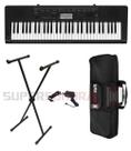 Kit Teclado Musical Casio Ctk3500 Midi/usb Aplicativo Chordana + Suporte X + Capa + Fonte + Suporte Kit Teclado Musical Casio Ctk3500 Midi/usb Aplicativo Chordana + Suporte X + Capa + Fonte + Suporte