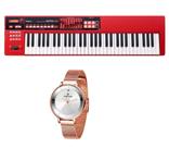 Kit Teclado Roland XPS10 RD e Relogio Dk Fashion Dk11164-4