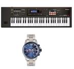Kit Teclado Roland Xps30 e Relogio Dk Masculino Dk11200-4