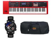 Kit Teclado Roland Xps30 Xps-30 RD Bag e Relógio Dk11116-7