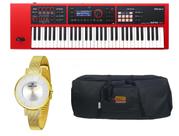 Kit Teclado Roland Xps30 Xps-30 RD Bag e Relógio Dk11177-1