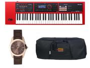 Kit Teclado Roland Xps30 Xps-30 RD Bag e Relógio Dk11182-5