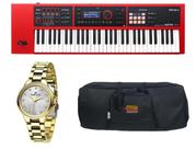 Kit Teclado Roland Xps30 Xps-30 RD Bag e Relógio Dk11184-1
