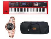 Kit Teclado Roland Xps30 Xps-30 RD Bag e Relógio Dk11192-2