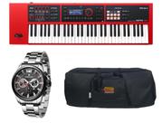 Kit Teclado Roland Xps30 Xps-30 RD Bag e Relógio Dk11200-1
