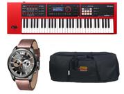 Kit Teclado Roland Xps30 Xps-30 RD Bag e Relógio Dk11201-6