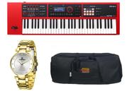 Kit Teclado Roland Xps30 Xps-30 RD Bag e Relógio Dk11219-1