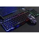 Kit Teclado Semi Mecânico LED RGB Mouse Multimídia Gamer Iluminado 3 Cores Kit Teclado Semi Mecânico LED RGB Mouse Multimídia Gamer Iluminado 3 Cores