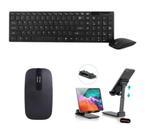 kit teclado + suporte+ mouse para Tablet T500 e T505