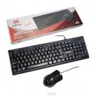 Kit Teclado Usb abnt2 + Mouse Usb Office MO-KM440 MOX (Preto)