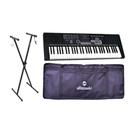 Kit Teclado Waldman 6120X2 + Suporte + Capa + Microfone