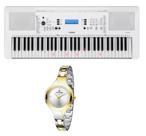 Kit Teclado Yamaha EZ-300 e Relogio Dk Feminino Dk11235-3 Kit Teclado Yamaha EZ-300 e Relogio Dk Feminino Dk11235-3