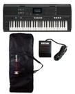 Kit Teclado Yamaha PSR-E483 + Capa + Pedal Sustain