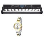 Kit Teclado Yamaha Psr Ew310 e Relogio Dk Fashion Dk11235-3 Kit Teclado Yamaha Psr Ew310 e Relogio Dk Fashion Dk11235-3
