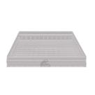Kit Tela Aramada 60x60 Branco 10 Unidades