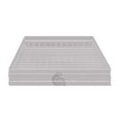 Kit Tela Aramada 60x60 Branco 15 Unidades