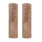 Kit Tela Decorativa Natal Fita 25cm x 5 metros Rosê Gold 2 Peças - Magizi