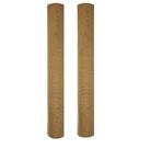 Kit Tela Decorativa Natal Fita Gigante 52cm x 5 metros Bege Natural 2 Peças - Magizi