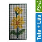 Kit Tela para Bordar 13x27 - 3307 Crisantemo