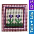 Kit Tela para Bordar 16x16 - 3206 Flores