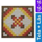 Kit Tela para Bordar 16x16 - 4201 Geométrico