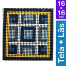 Kit Tela para Bordar 16x16 - 4205 Geométrico