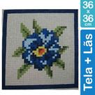 Kit Tela para Bordar 36x36 - 4402 Flores