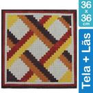 Kit Tela para Bordar 36x36 - 4405 Geométrico