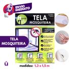 Kit Tela Protetora Mosqueteiro Poliester Janela Adesiva Contra Pernilongo Mosquito Insetos