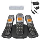 Kit Telefone sem fio 2 ramais TS 5123 Com Bina Entrada Chip