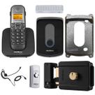Kit Telefone sem fio Fixo Bina Interfone TIS 5010 Completo