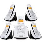 Kit Telefone Sem Fio Intelbras multifuncional e 4 Ramal Bina
