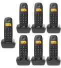 Kit Telefone Sem Fio TS 2510 + 6 Ramais TS 2511 Intelbras