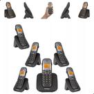 Kit Telefone Sem Fio Ts 5120 Com 5 Ramais Ts 5121 Intelbras