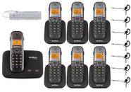 Kit Telefone sem fio TS 5150 Bina 6 Ramal Headset Intelbras