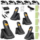 Kit Telefone TS 3110 Intelbras 4 Ramal Bina interface Chip