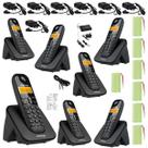 Kit Telefone TS 3110 Intelbras 6 Ramal Bina interface Chip