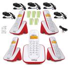 Kit Telefone TS 3110 Intelbras e 4 extensão Para Escritório