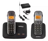 Kit Telefone Ts 5150 + Ts 5121 Intelbras + Interface Celular