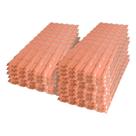 Kit Telhas PVC Plan Afort Terracota 2,42x0,88m 6 Ondas - 15 Unidades Kit Telhas PVC Plan Afort Terracota 2,42x0,88m 6 Ondas - 15 Unidades